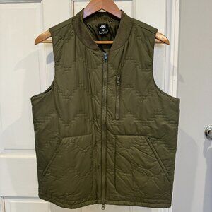 Nike SB Vest Mens Medium Green Puffer Full Zip